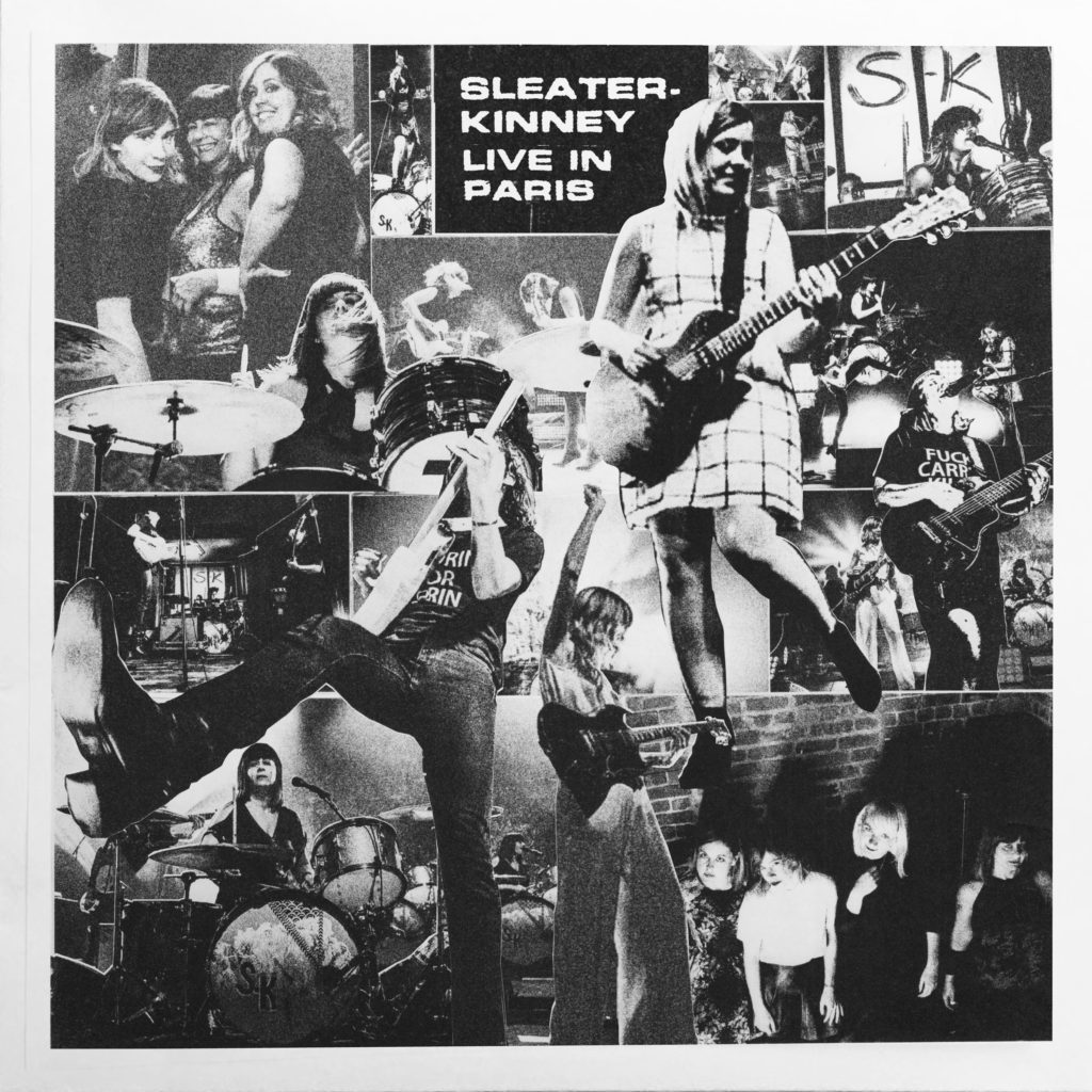 Sleater Kinney album cover - Live in Paris